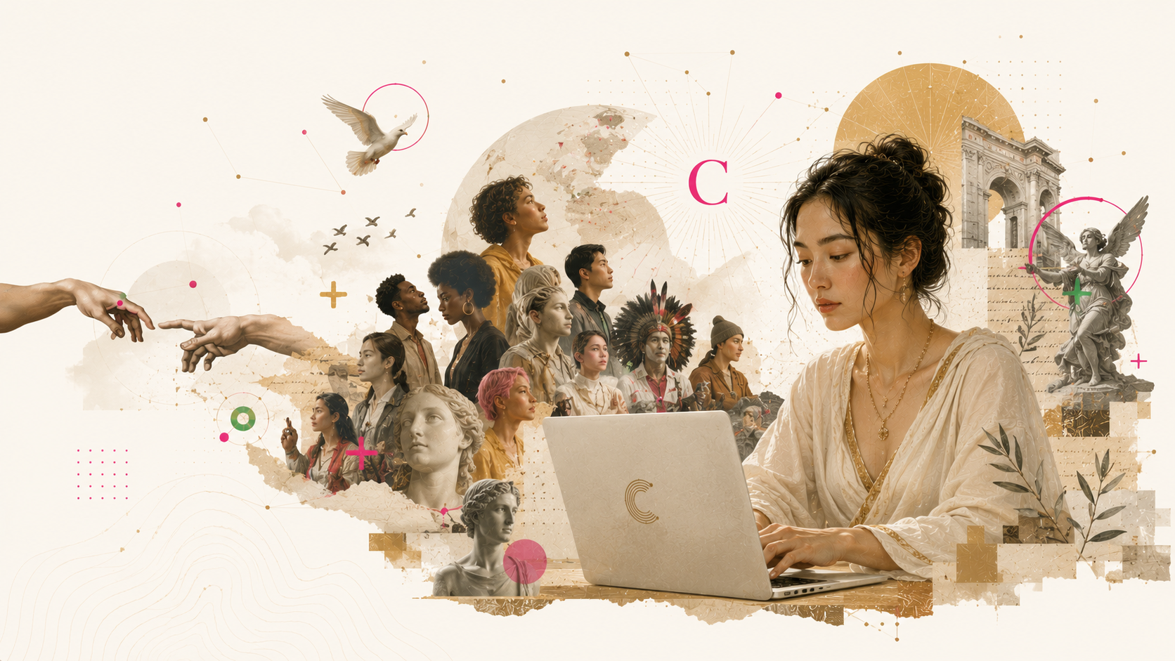 Culturas collage — the open internet as living cultural fabric